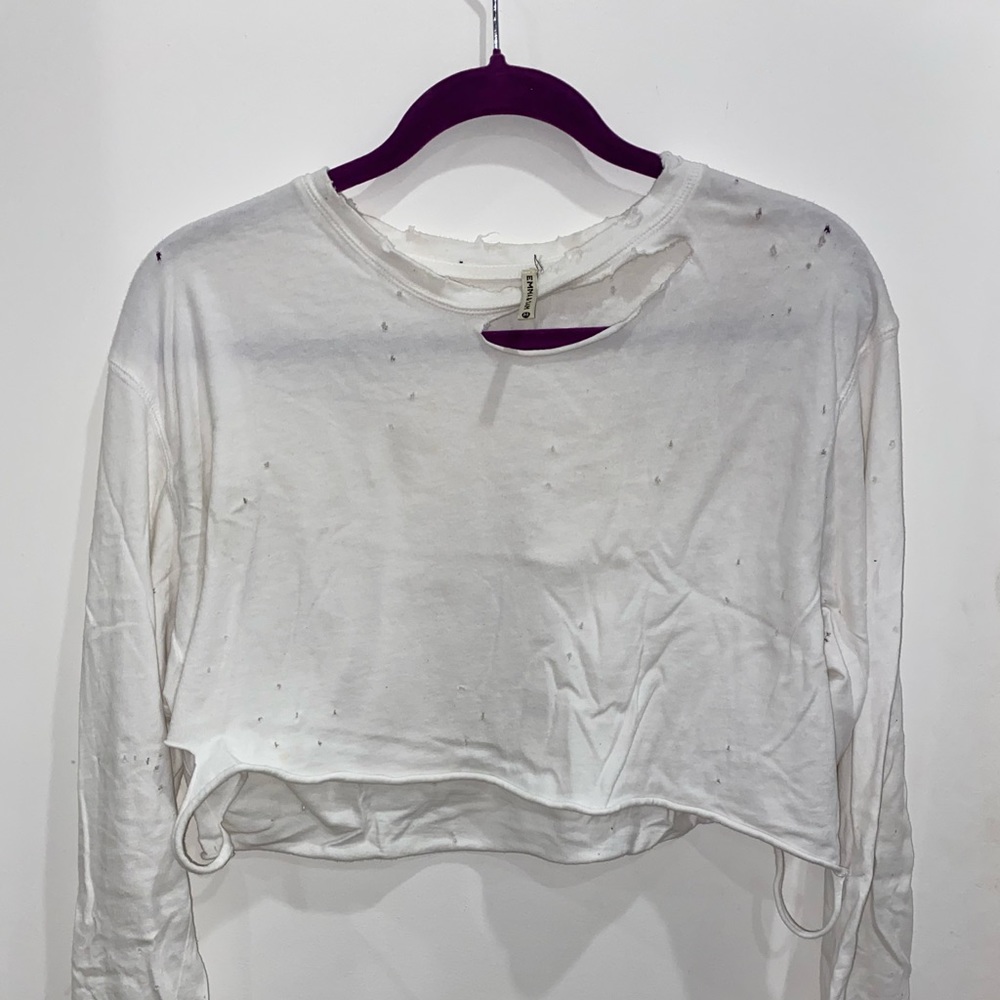 Distressed Emma & Sam Long-sleeve T-shirt